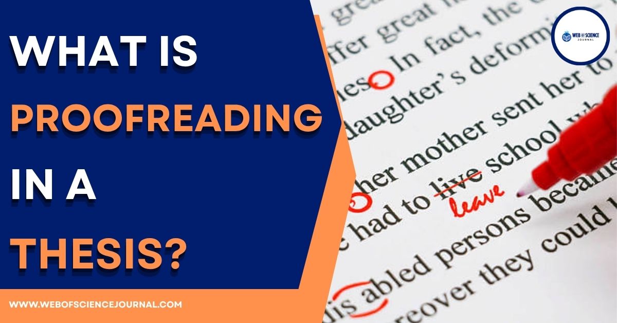 Proofreading in a Thesis